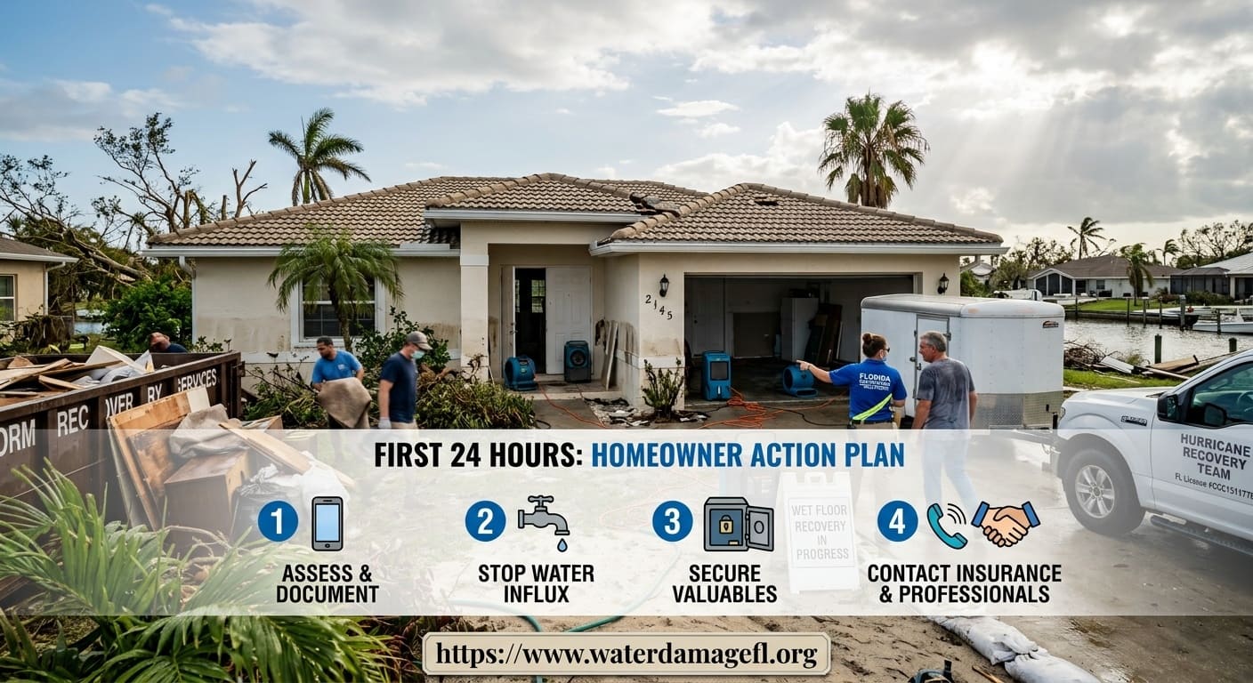 First 24 Hours After a Flood in Florida: A Homeowner Action Plan